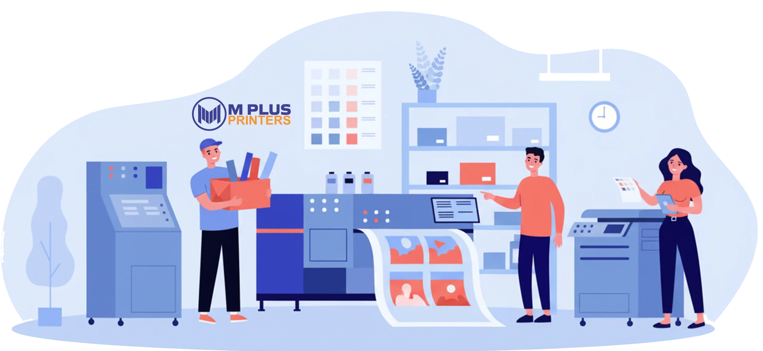 M Plus Printers Inside